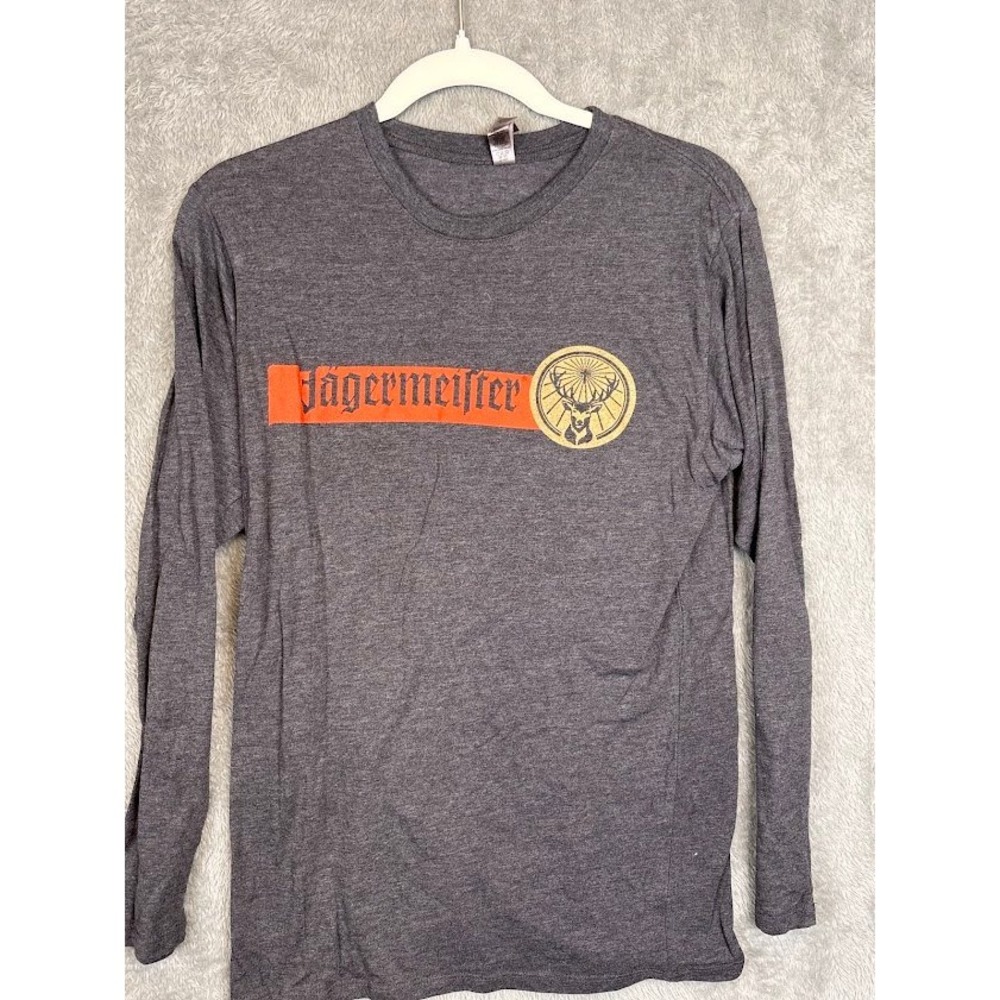 Jägermeister Minnesota Wild Long Sleeve T Shirt Graphic Tee‎ NHL Men's Small